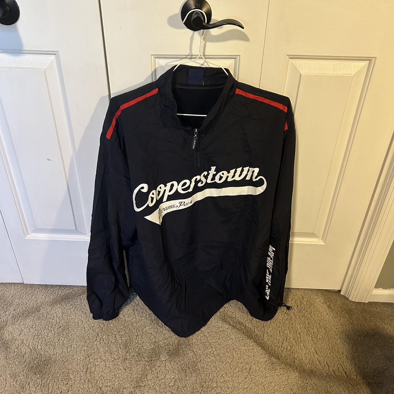 Cooperstown Dreams Park Short-Sleeve Windbreaker. - Depop