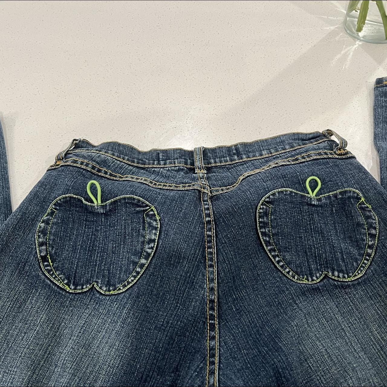 Apple Bottoms Women's Purple and Green Jeans
