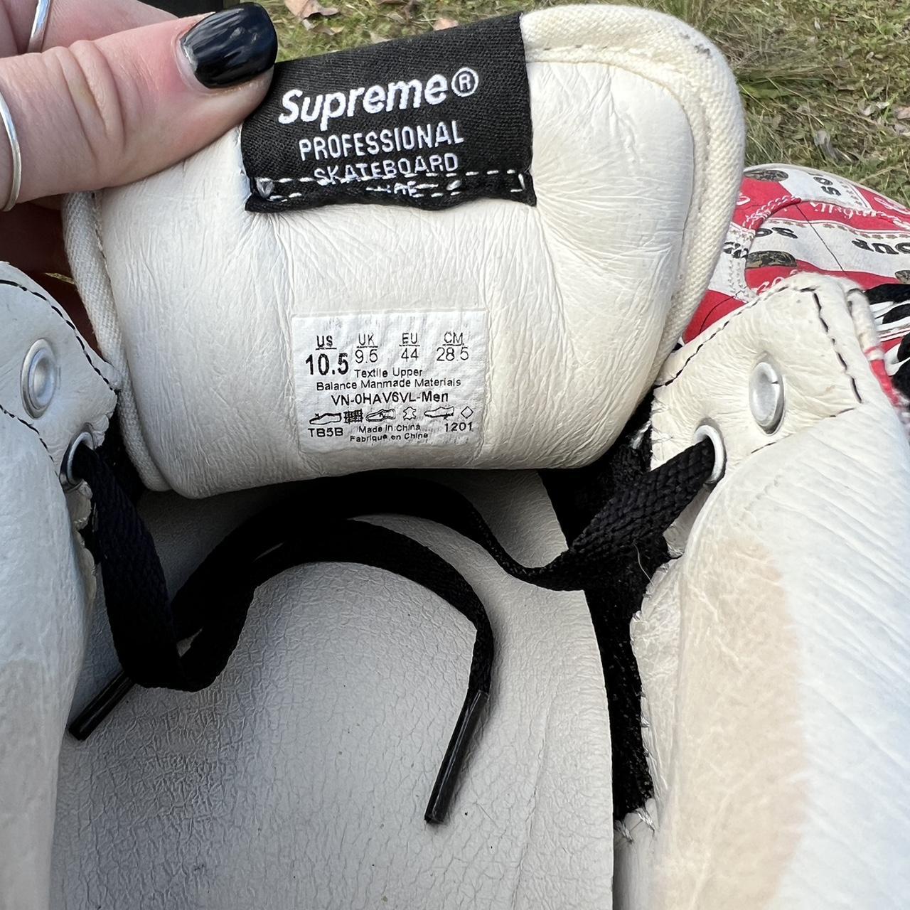 2012 Supreme x Vans “Campbell's Soup” half cab Depop