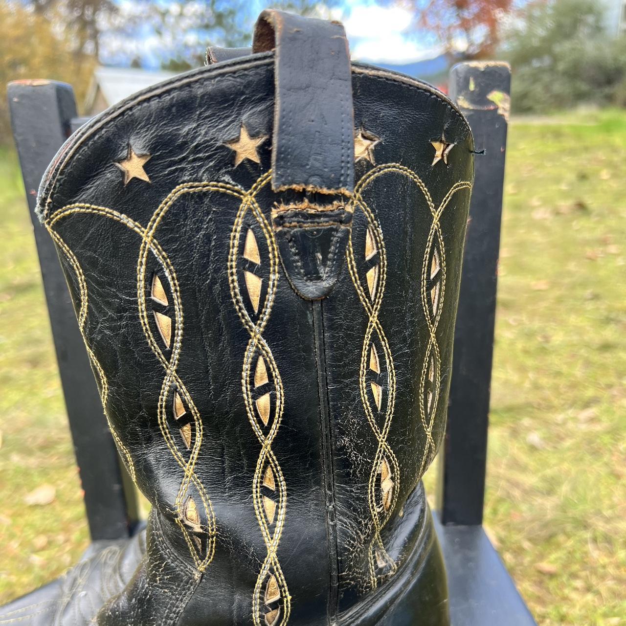 50s Acme Texas black and gold star inlay rare peewee | Depop