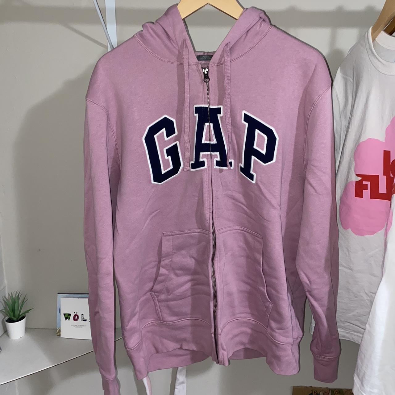 Pink gap hoodie outlet mens