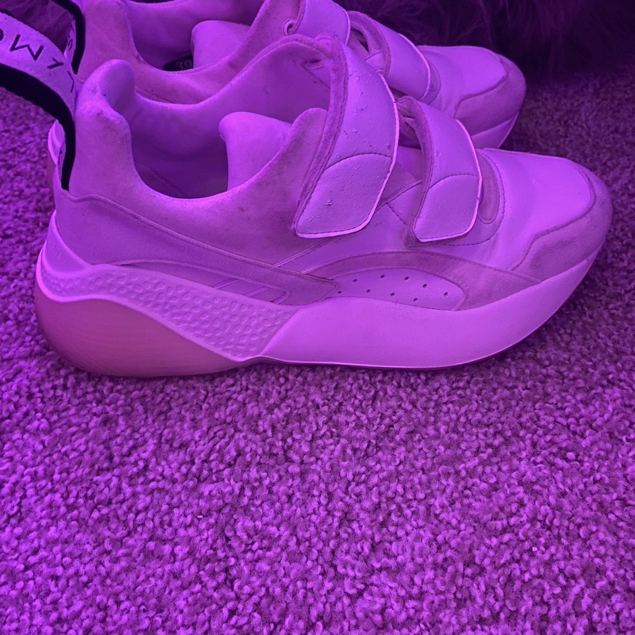 Cream and white Stella McCartney Eclypse... Depop