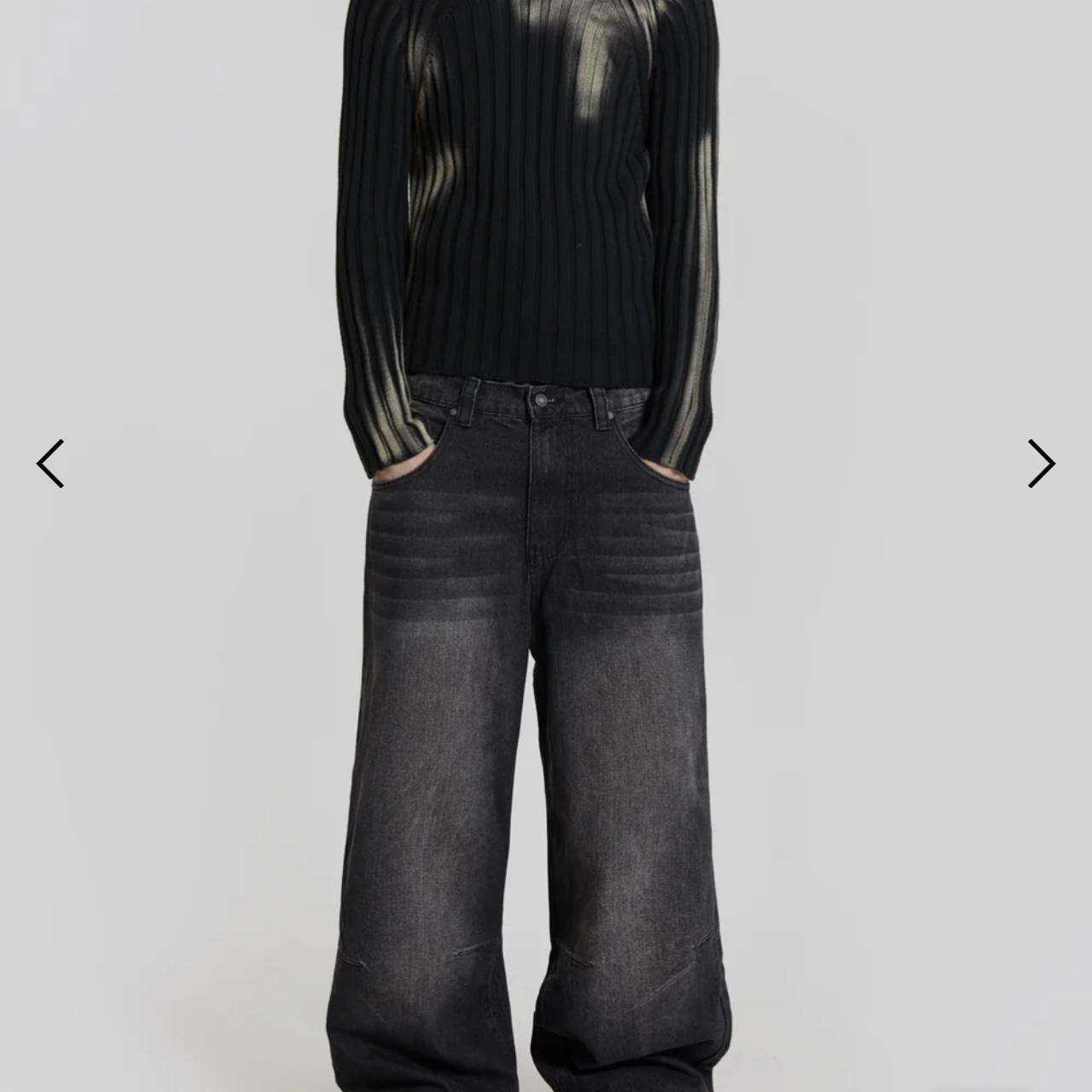 JADED LONDON washed black baggy jeans