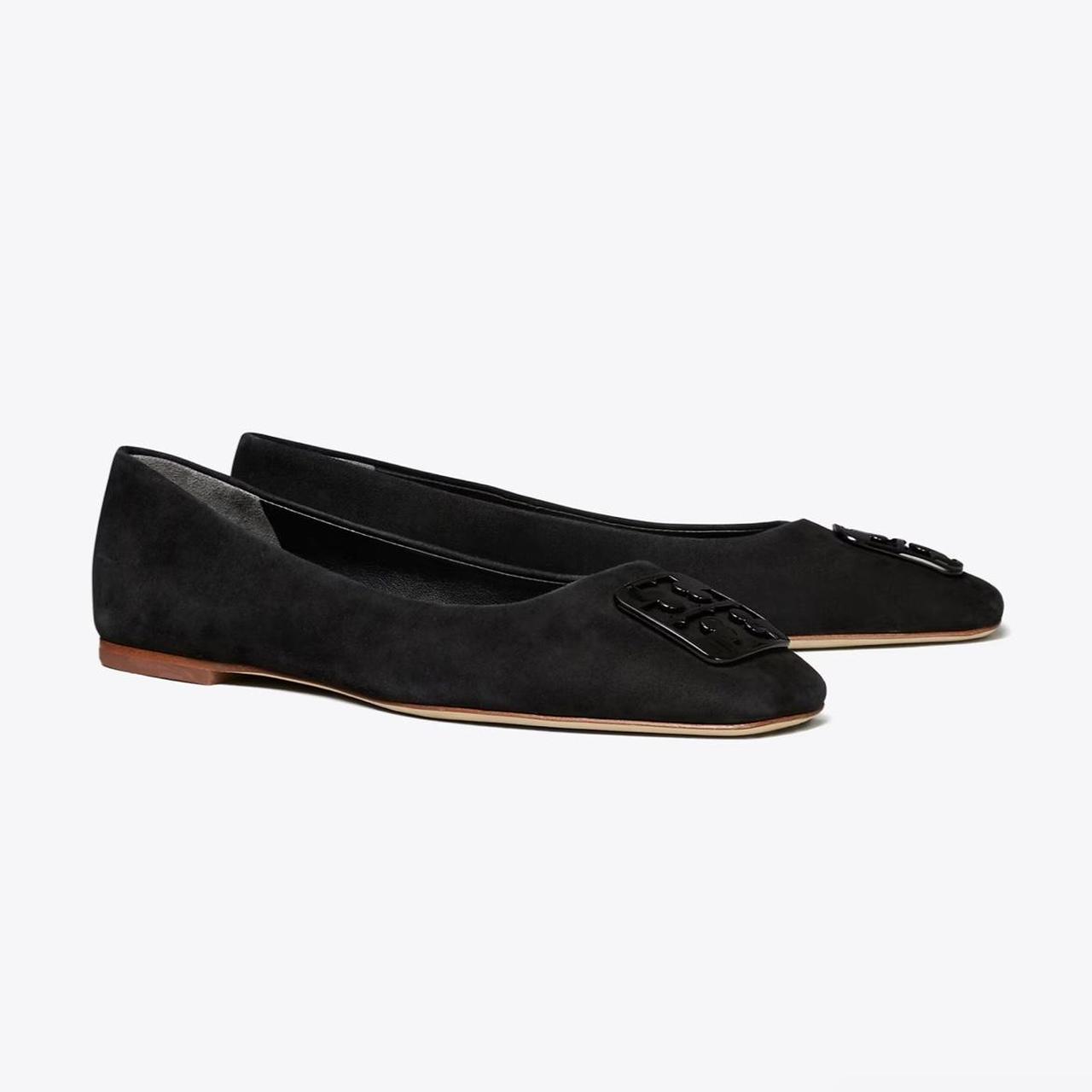 Suede tory hot sale burch flats