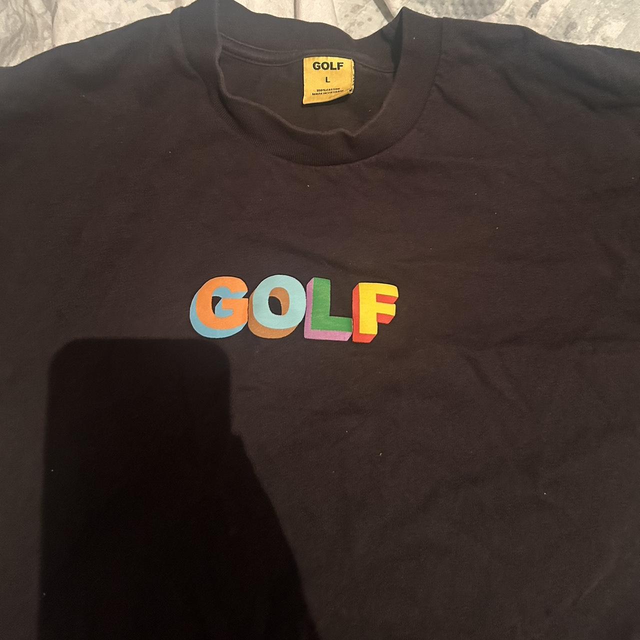 Tyler the creator merch black golf wang shirt... Depop