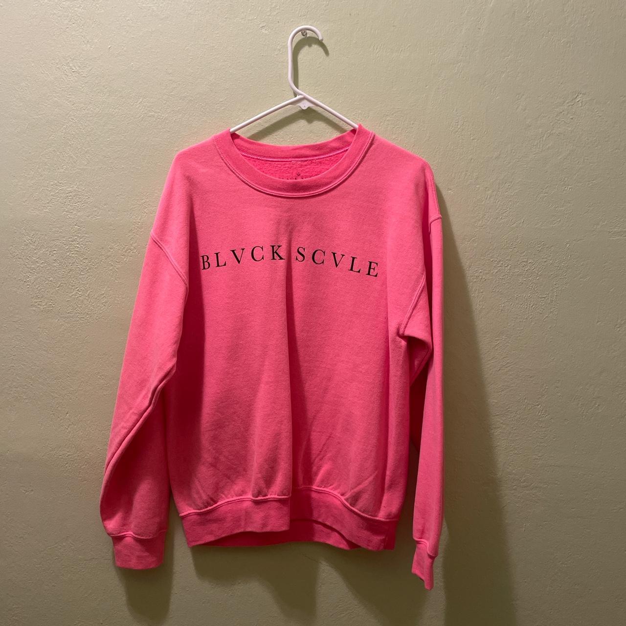 Black Scale Men's Pink and Black Sweatshirt (2)
