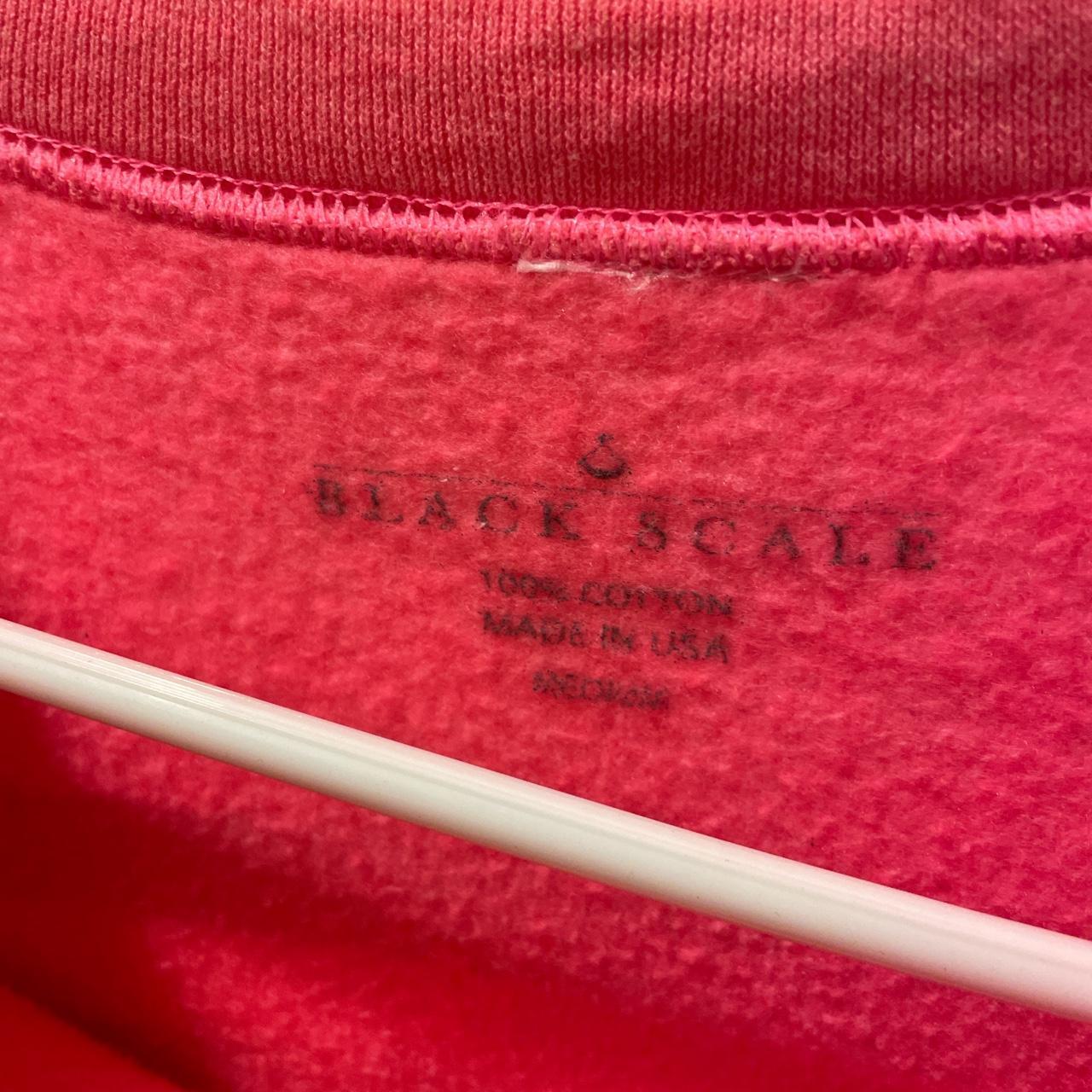 Black Scale Men's Pink and Black Sweatshirt (5)