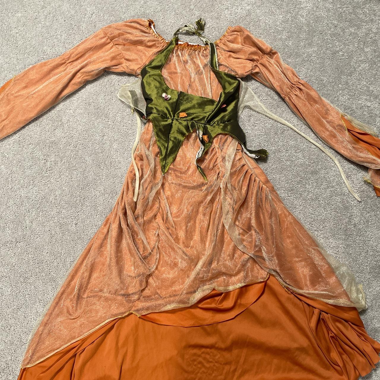 Pinkish orange fairy dress, stretchy dress, Free... - Depop