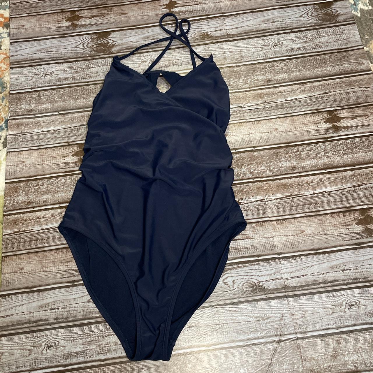 GAP women’s one piece swimsuit adjustable straps... Depop