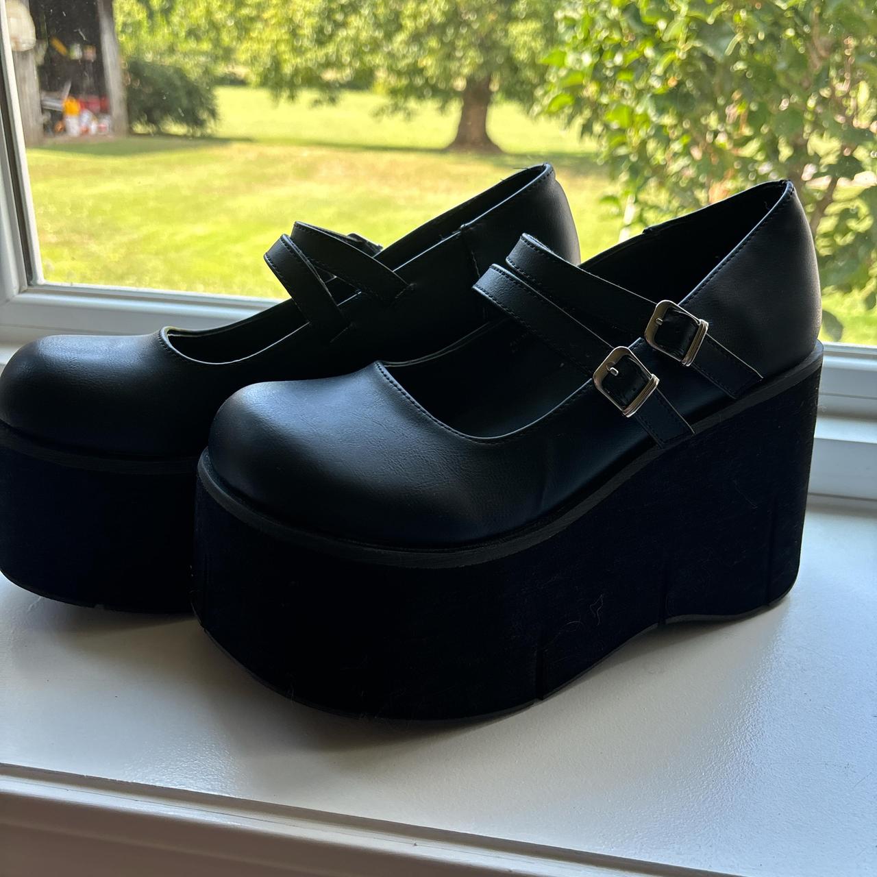 Demonias Kera-08 Mary Jane Platforms Size 11,