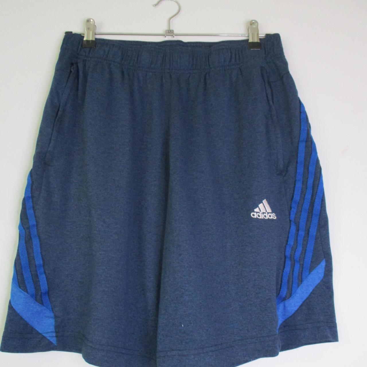 Adidas Shorts Mens Medium Blue Climalite Zip Pockets. Depop