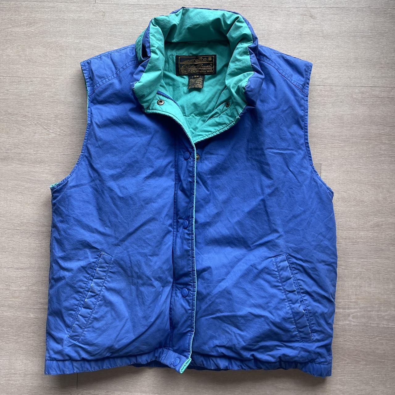 Vintage Eddie Bauer men’s puffer vest. These colors... Depop