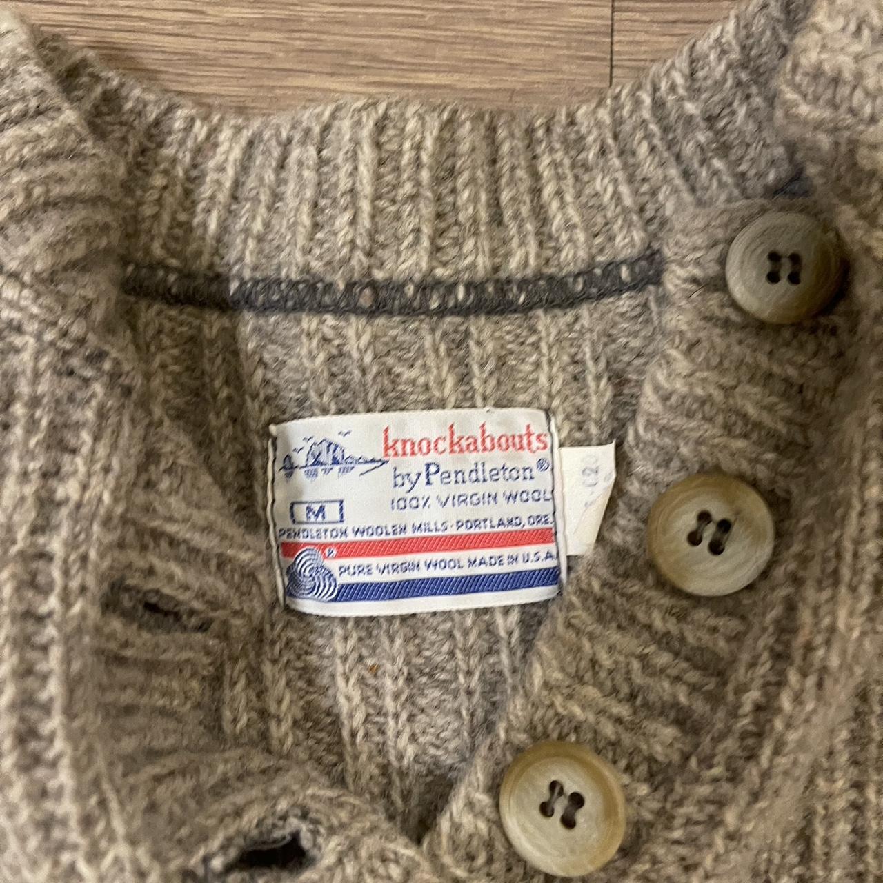 Woman’s Vintage Pendleton wool knit sweater. Size... - Depop