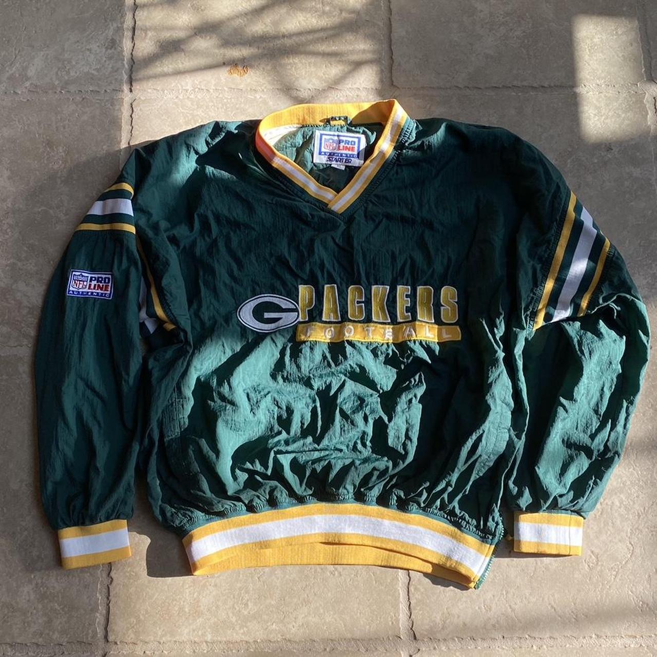 Vintage PACKERS Green Bay Starter Jacket Football Wear Size XL 