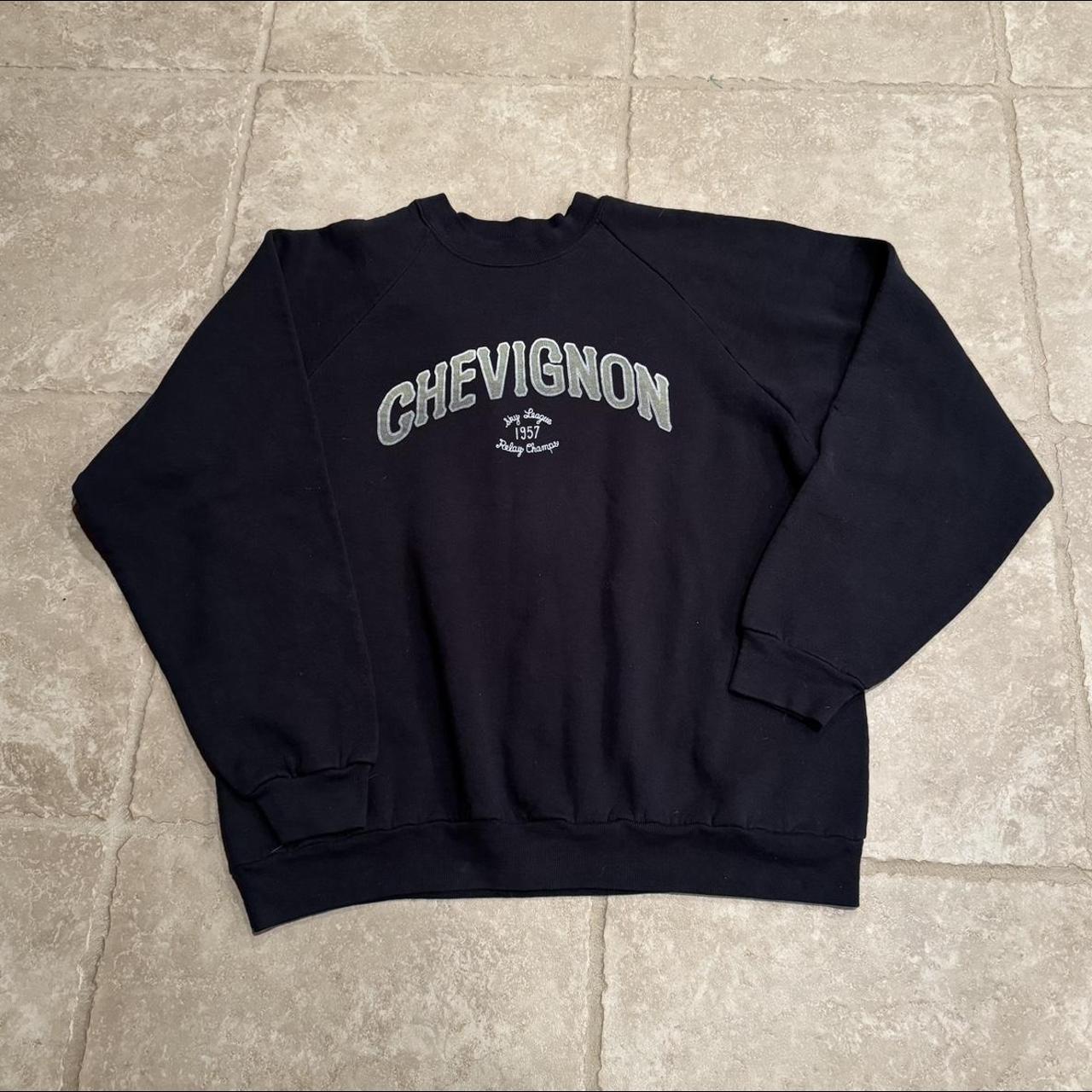 Vintage Chevignon “Sky League 1957 Relay Champs”... - Depop