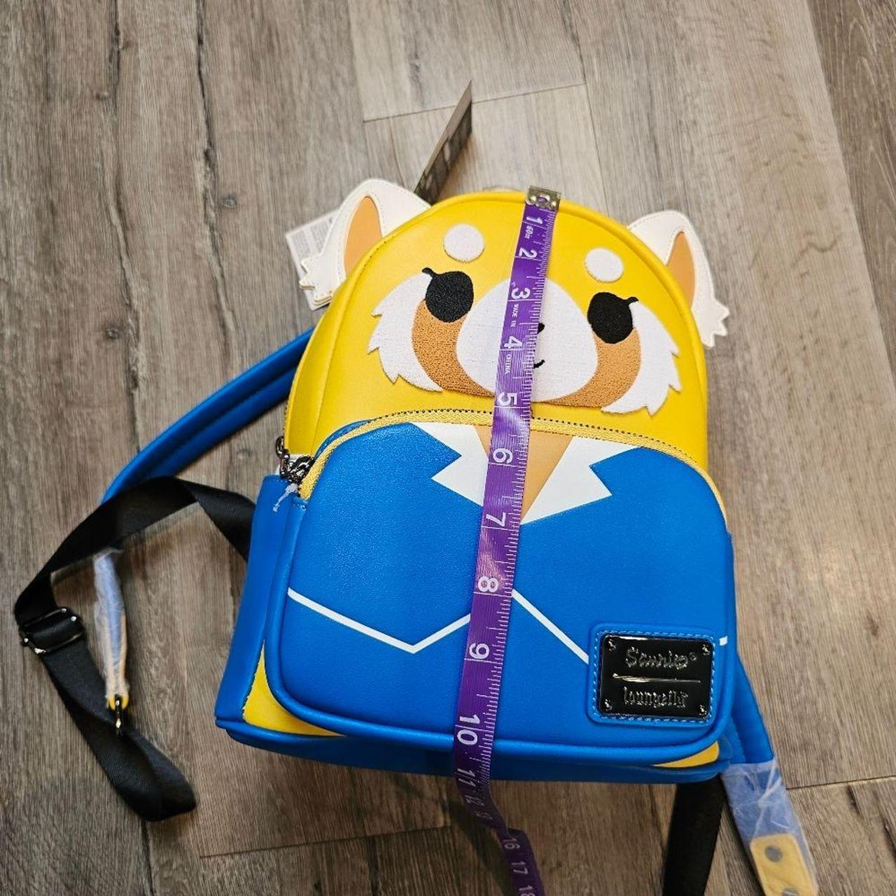 Loungefly aggretsuko deals two face mini backpack