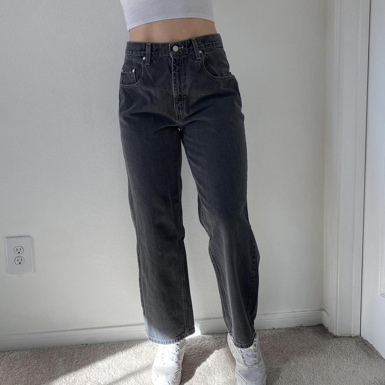 RARE Levi’s Baggy silverTab Denim Jeans... - Depop