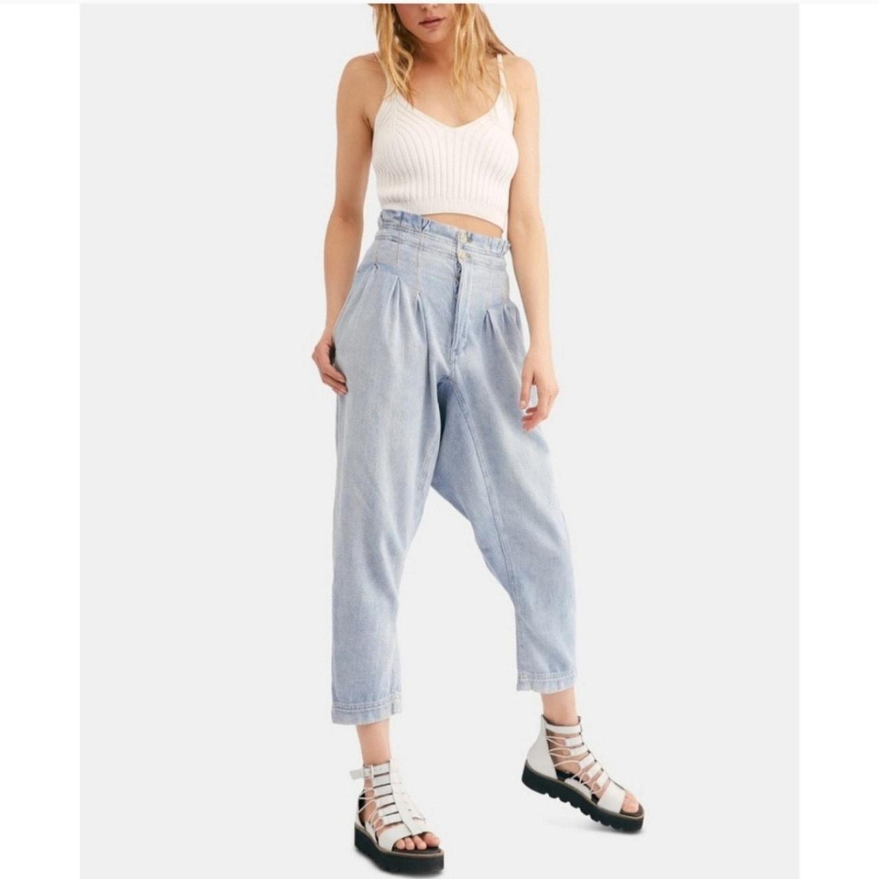 Free People NWT hotsell Mover and Shaker Harem Denim Pants Size 0