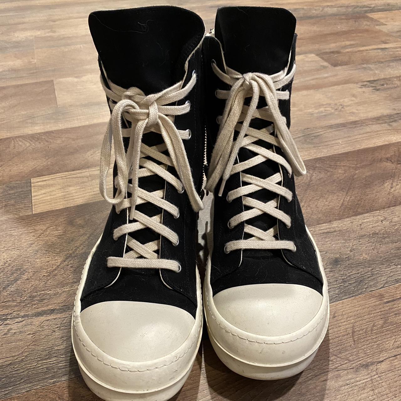 Rick Owens Ramones low i'm so sorry i beat up your - Depop