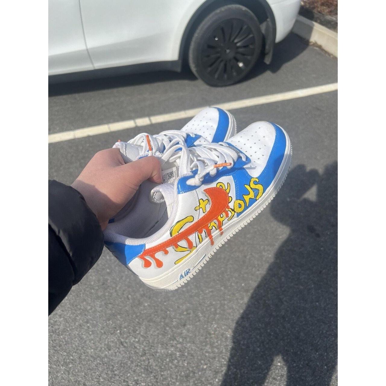 the simpsons custom air force 1