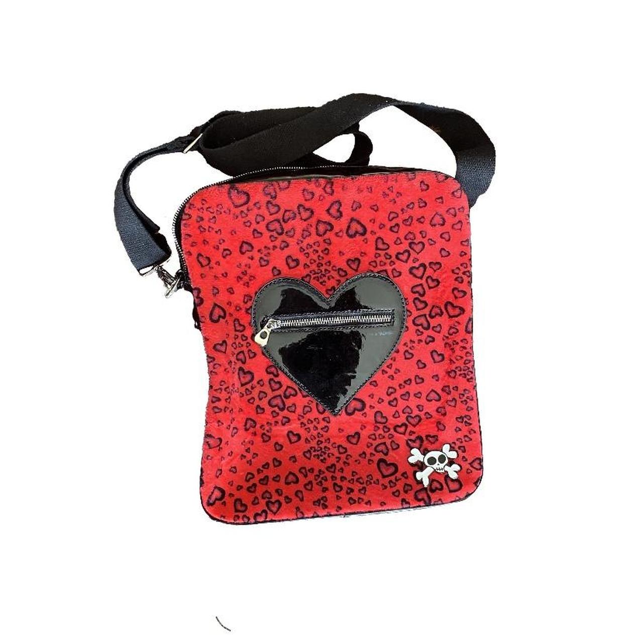 Tripp NYC Women's Red and Black Bag Depop