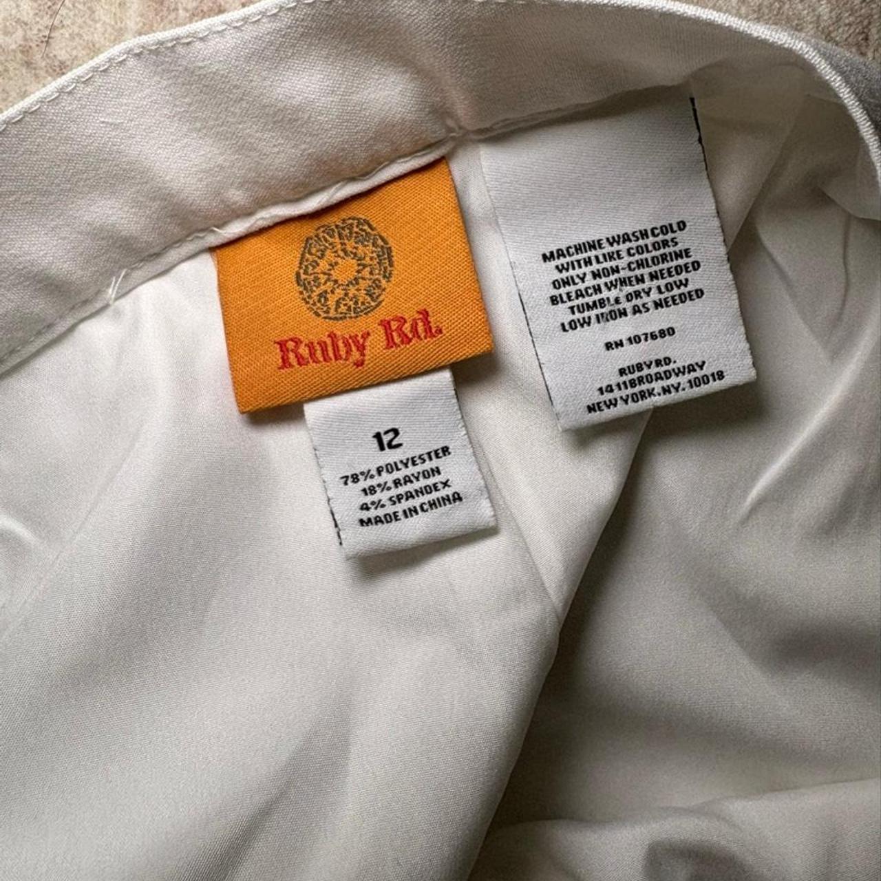 Ruby Rd. Women's Pants - White - 12 – Stretchy Ru… - image 2