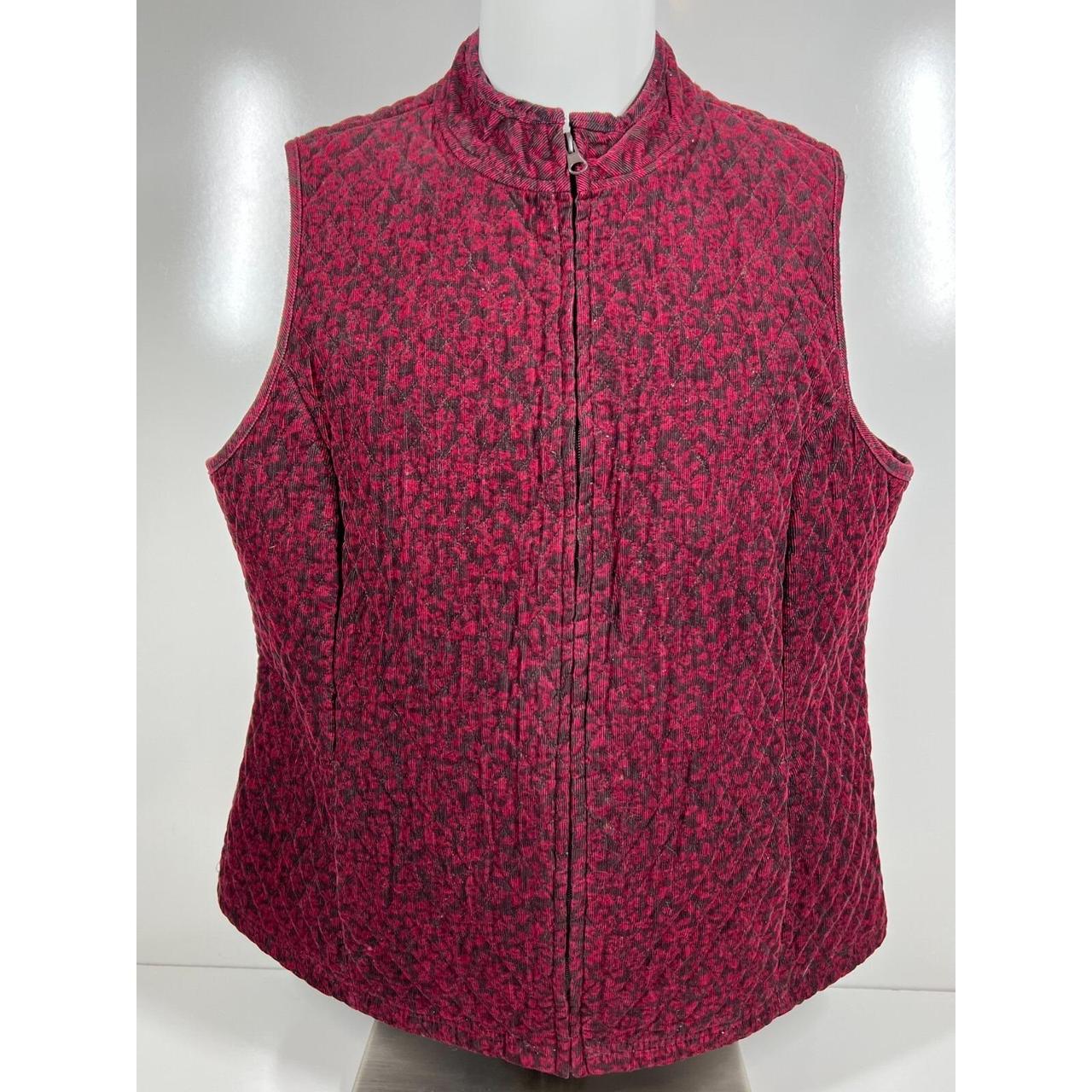 Basic Editions Women's Vest - Red - XL – Basic Ed… - image 1