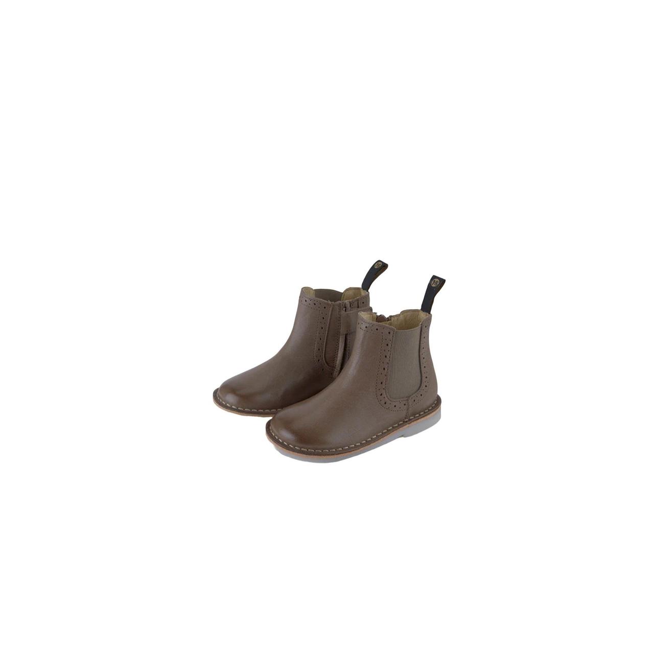 Infant fashion tan chelsea boots