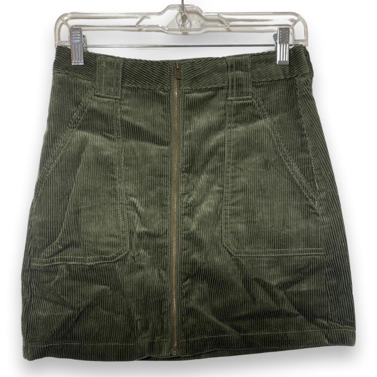 Olive green shop skirts juniors