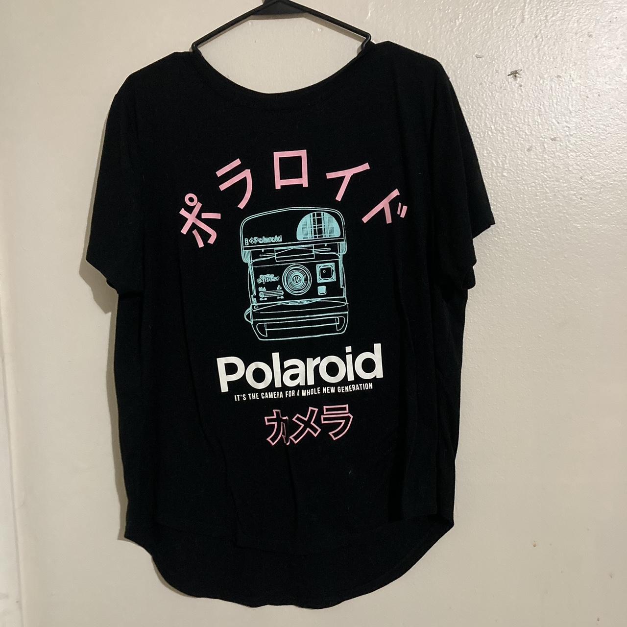 plus size polaroid t shirt