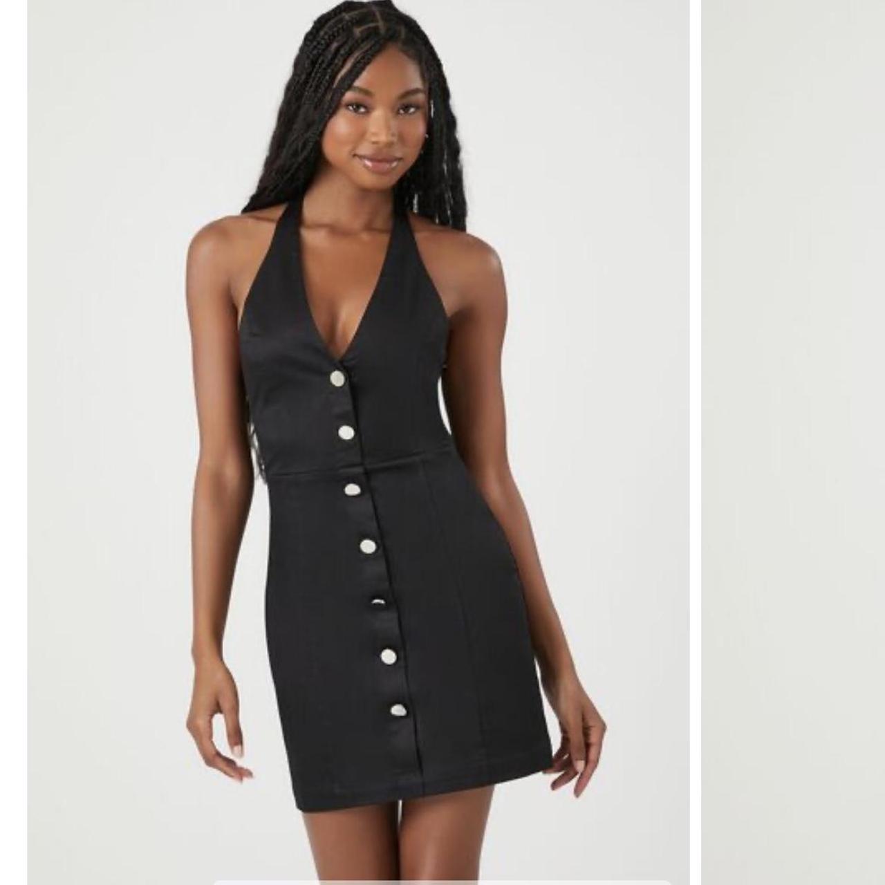 Button dress forever 21 best sale