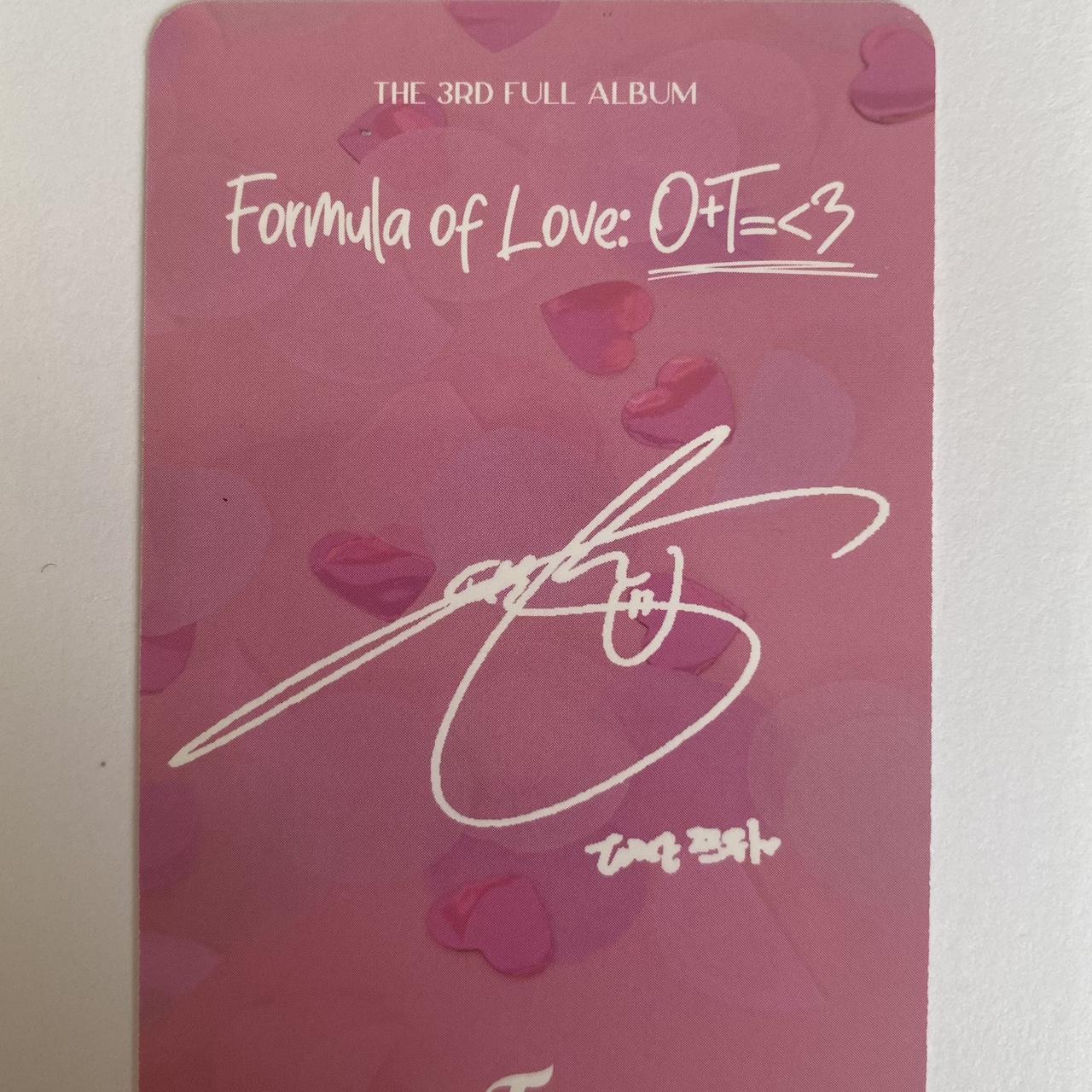 tzuyu formula of love album scientist photocard kpop... - Depop