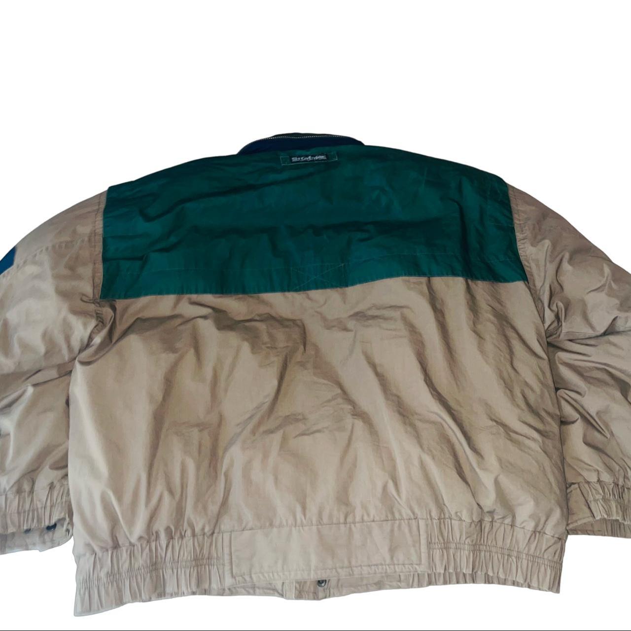 Vintage Stratojac Colorblock Down Winter Jacket XL... - Depop