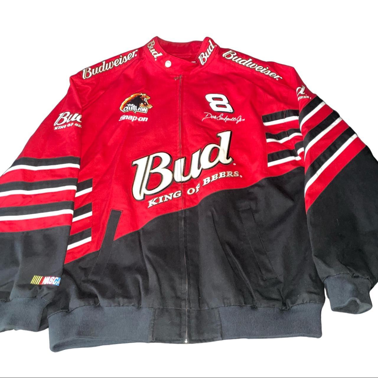 Vintage NASCAR Bud King of the Beers Chase Authentics Jacket