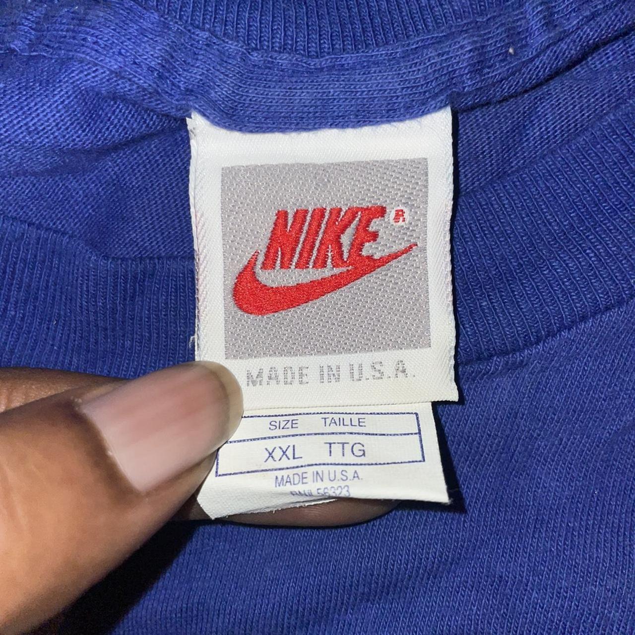 Vintage 80s Nike Single Stitch T-Shirt Size 2XL... - Depop