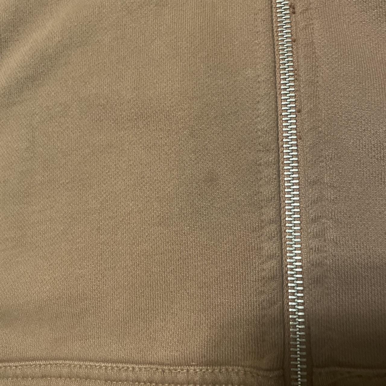 christy hoodie (brandy melville zip up) has a stain - Depop