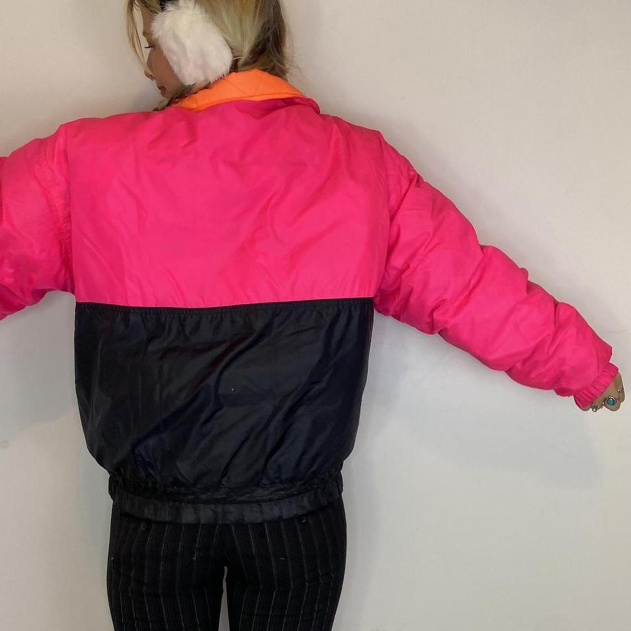 Women's Pink and Orange Jacket | Depop