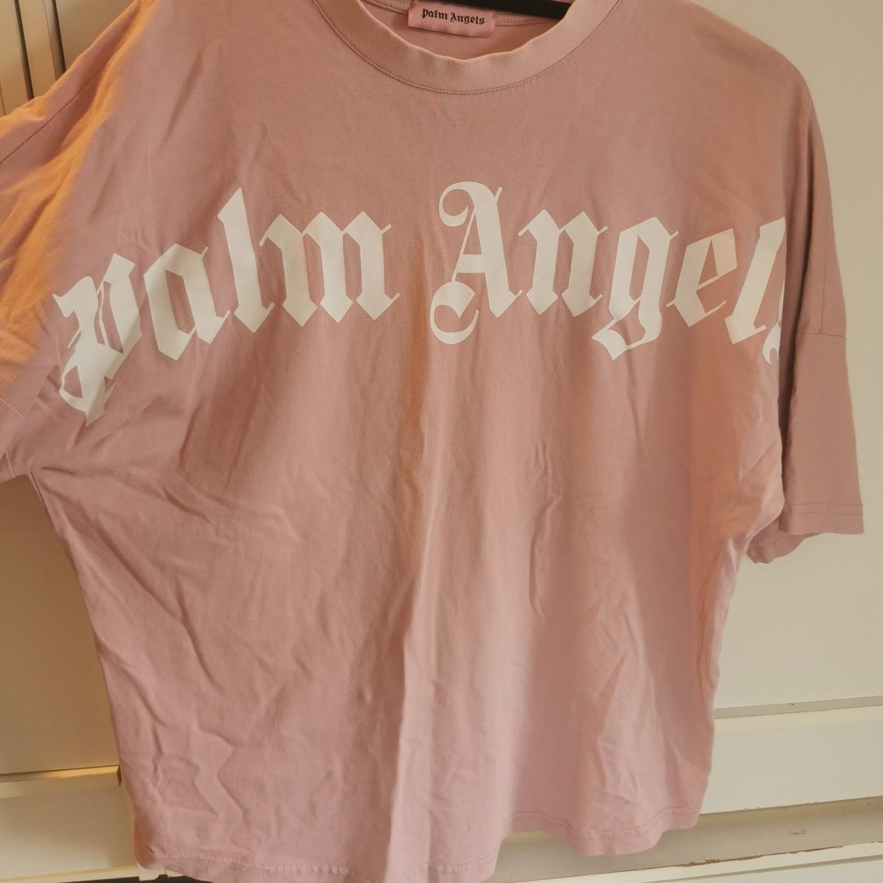 Pink Palm Angels oversized tshirt. Size small. Free... - Depop