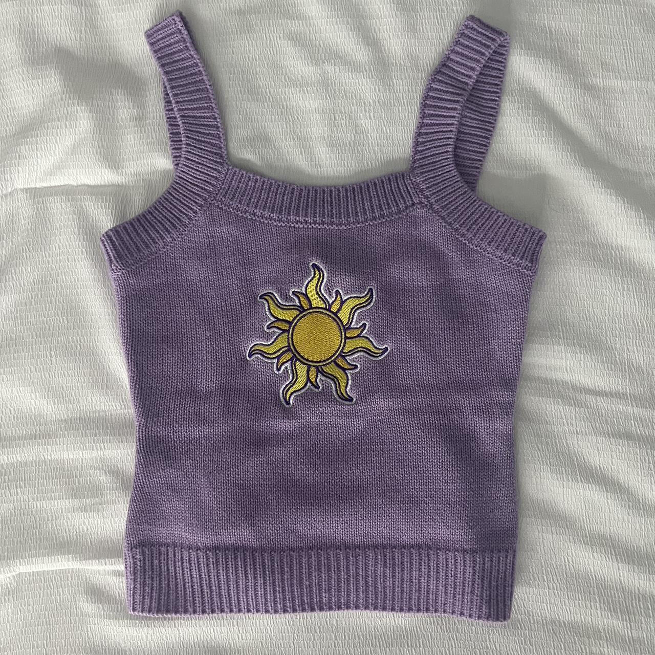 Boxlunch Disney knitted cardigan and knitted tank.... Depop