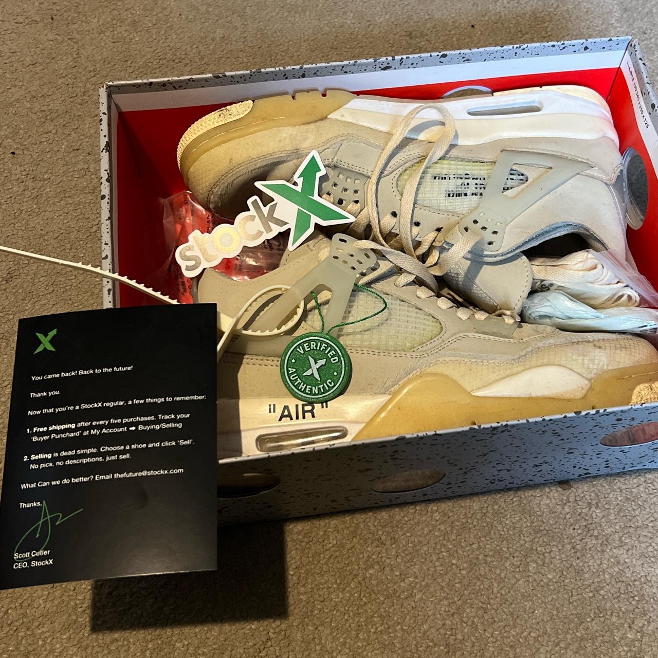 tan off white jordan 4