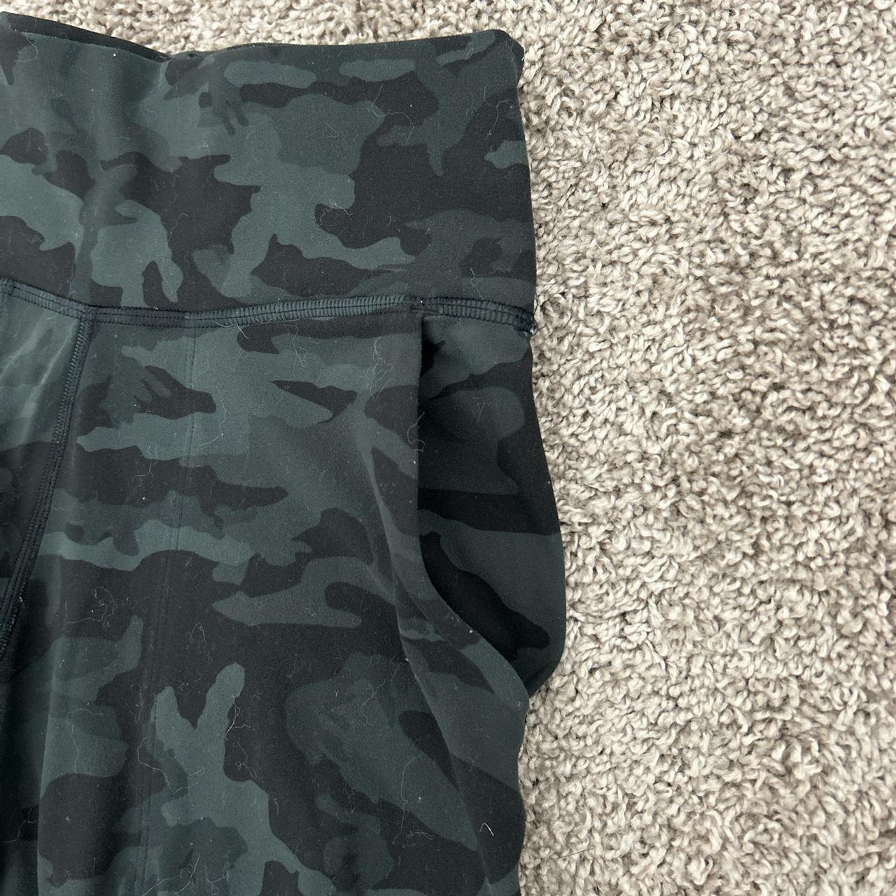 Lululemon Camo Joggers Size 2 Bought for $118 Worn - Depop