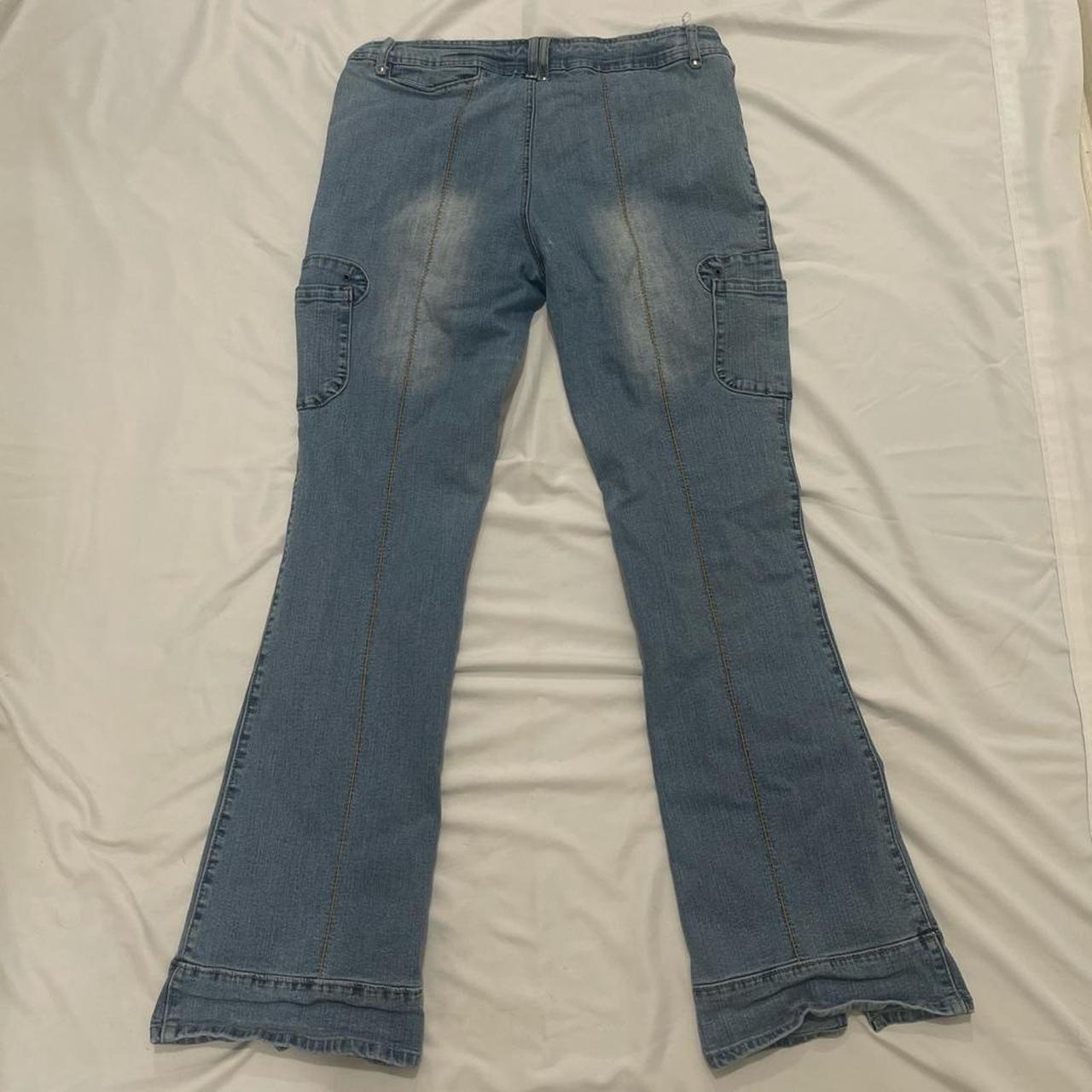 Y2K Vintage Flare Jeans Stretch Crest Jeans Size... - Depop