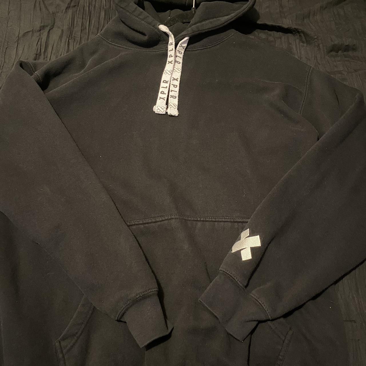 Black XPLR sam and colby hoodie - Depop