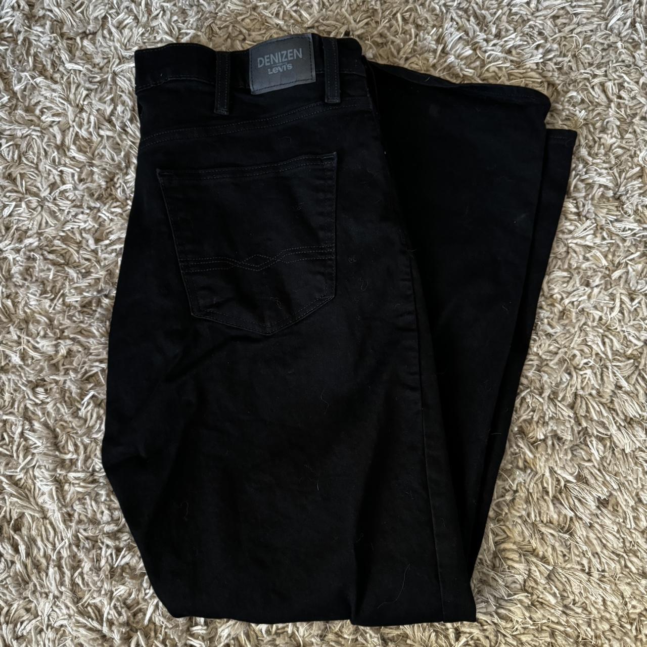 Levi Strauss Denizen Black Athletic Cut Jeans... - Depop