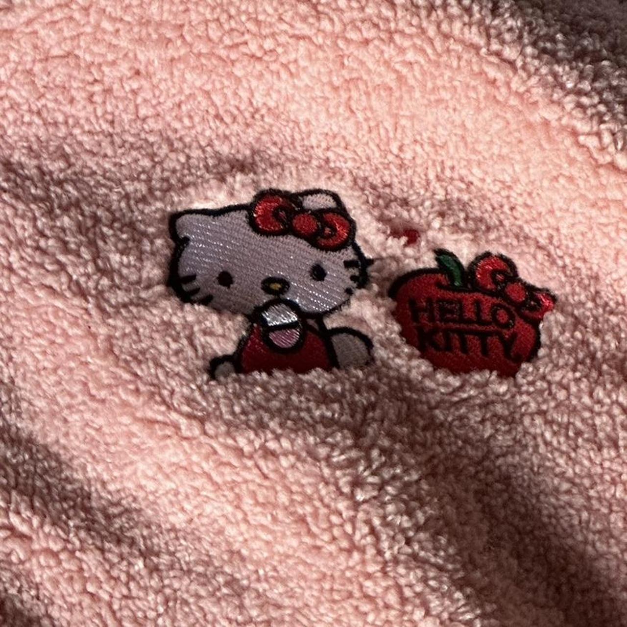 Hello Kitty x Shein Fuzzy Pink Coat... - Depop