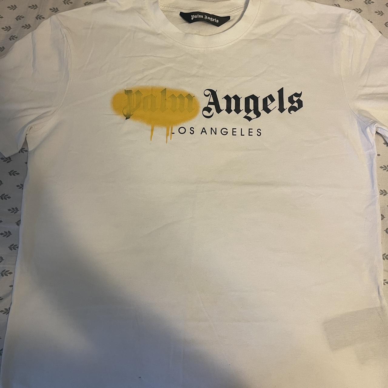 Palm angels spray paint shirt Never worn or tried... Depop