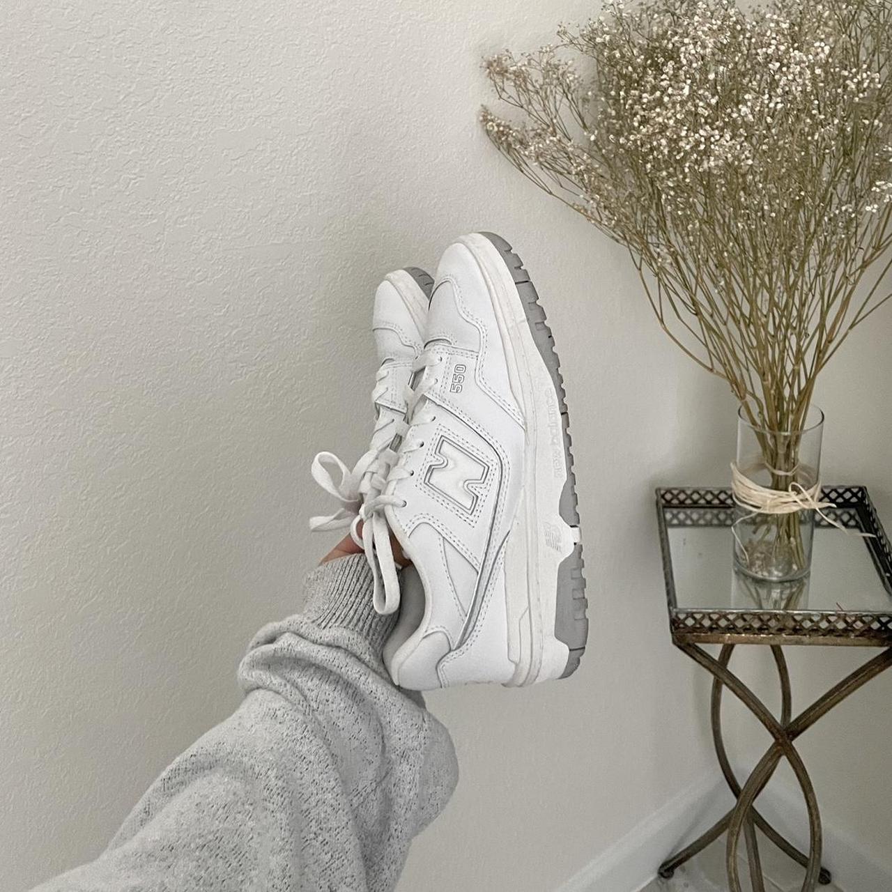 new balance grey black white