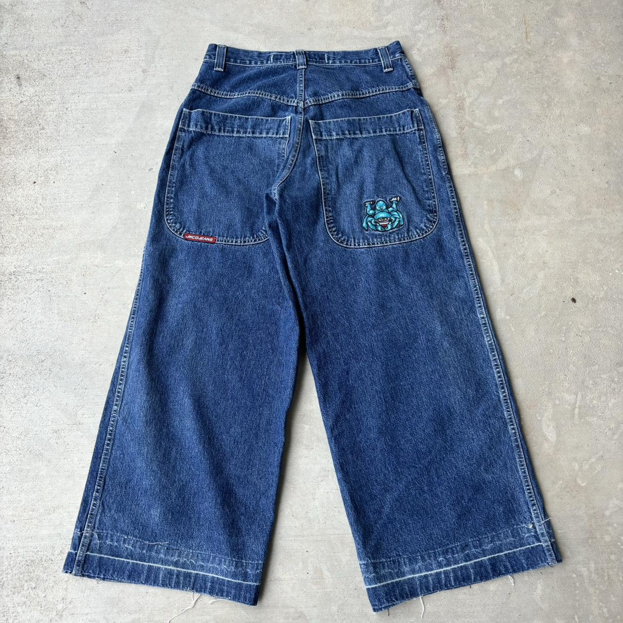 JNCO DJ Buddhas in perfect condition 30x30 leg... - Depop