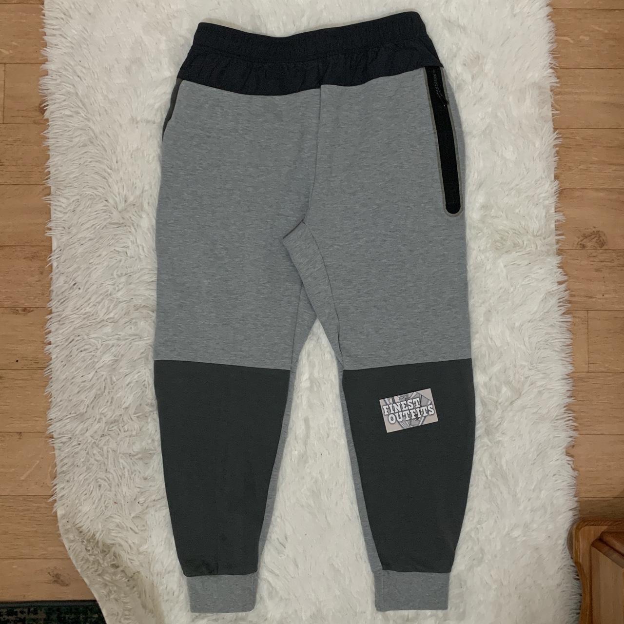 nike tech fleece woven grey