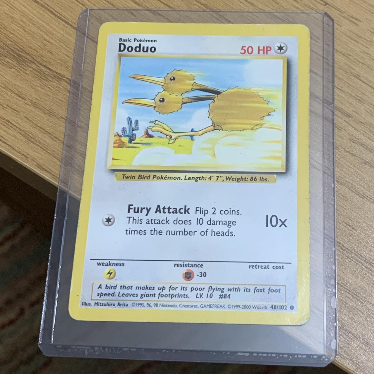 Doduo Base Set 48 102 Pokémon card Comes with Depop